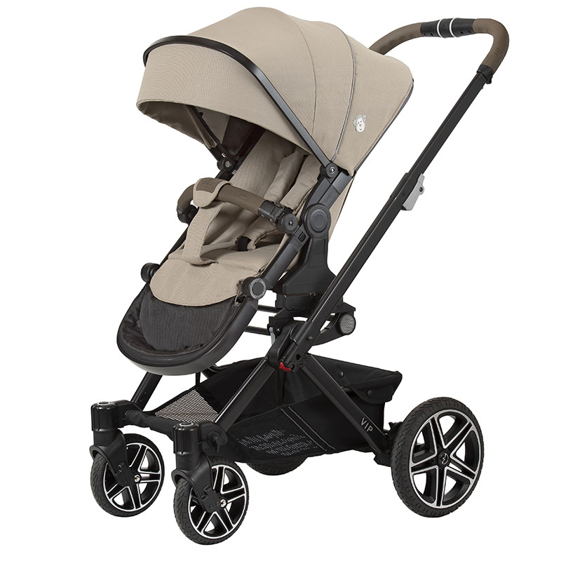 Parasol Poussette Bébé Extra Large UV + Pluie - Avec Pince Réglable 360°